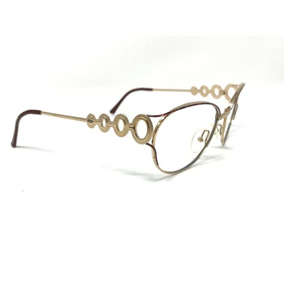 Christian Dior 2777 43 Gold Oval EYEGLASSES FRAMES 57-15-135 - Picture 1 of 11